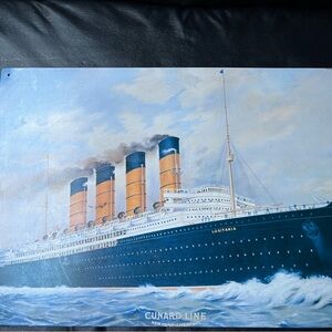 Lusitania Vintage Wall Decor - Metal Print